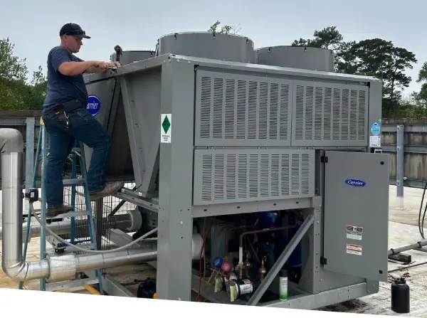 Commercial Chiller services from Lone Star A/C & Refrigeration